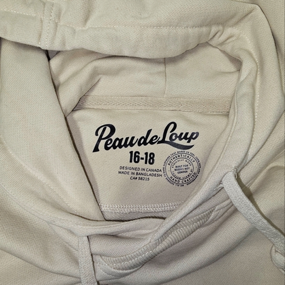 Peau de Loup Cream Hoodie sweatshirt